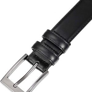 Used Marino’s Men Genuine Leather Belt with Single Prong Buckle 34 (Waist 32)